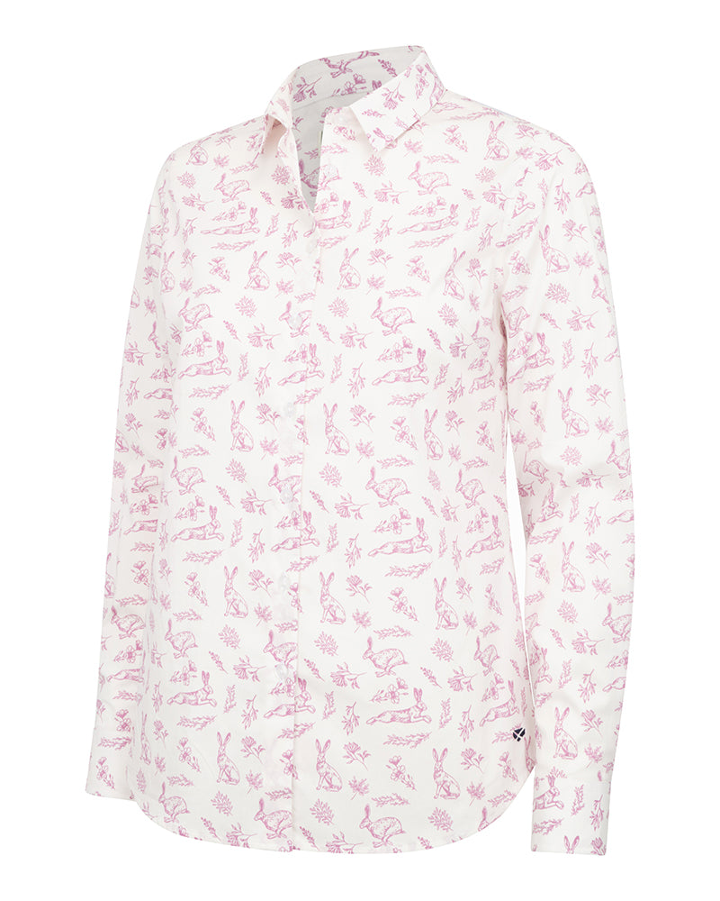 Hoggs of Fife Hare Ladies Print Shirt