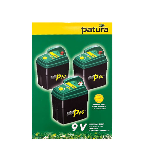 Patura P20 Energiser For 9V Dry Cell 12V Rechargeable