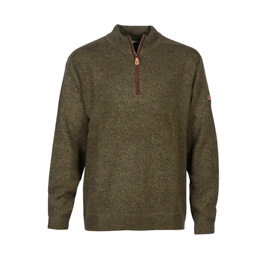 Percussion 1/4 Zip Jumper Khaki