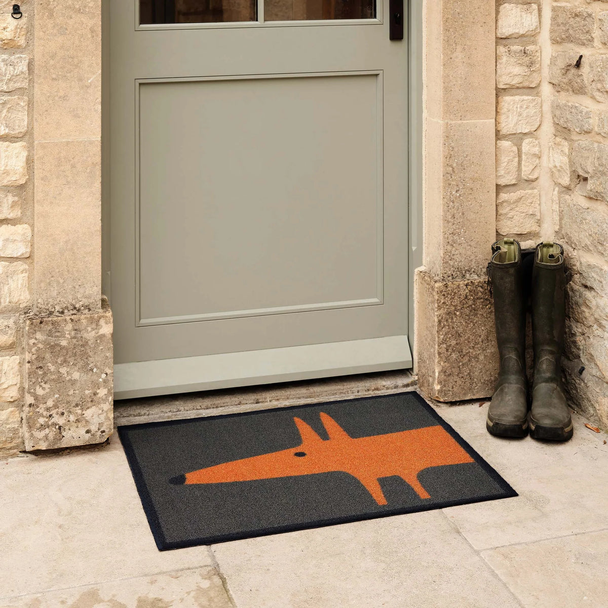Hug Rug x Scion Mr Fox Outdoor Doormat 50 x 75cm