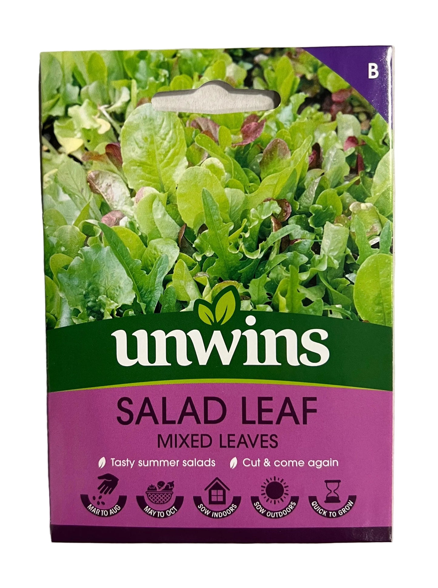 Unwins Salad Leaf Mixed Leaves – Vegetable Seeds