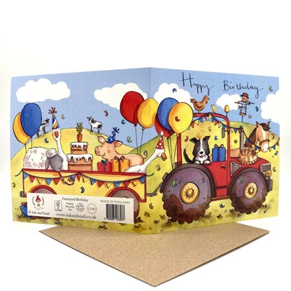 Farmyard Birthday Card