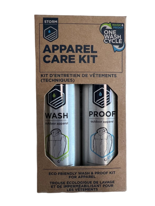 Storm Care Wash & Proof Apparel Care Kit