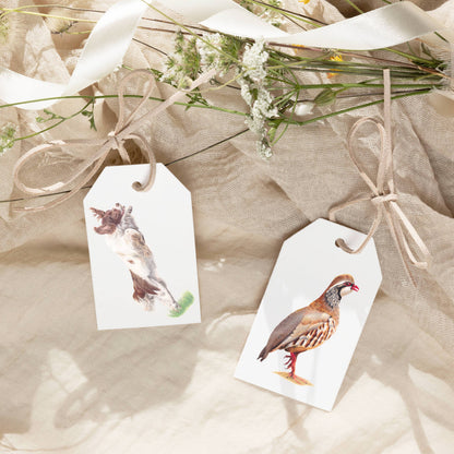 Pack of 6 Gift Tags - Country Game | Gift Wrapping | Tags