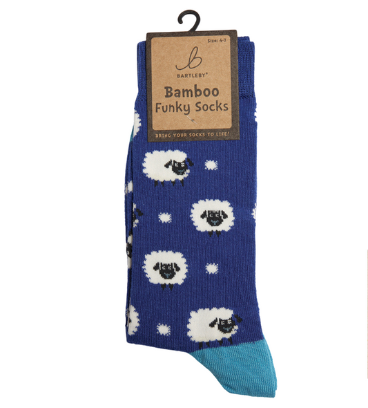 Ladies Bamboo Socks Sheep