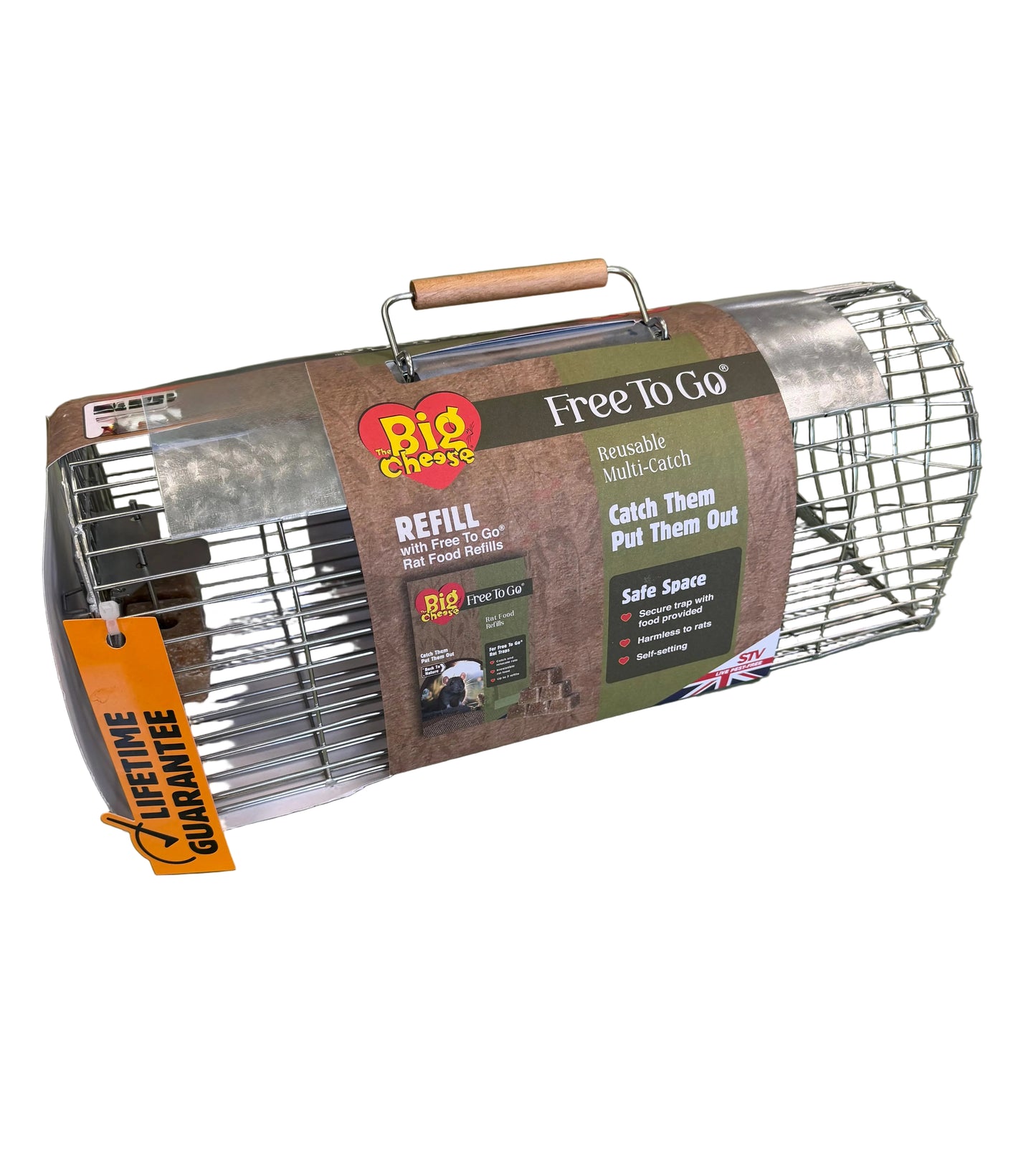 The Big Cheese Ultra Power Live Multi-Catch Rat Trap Cage