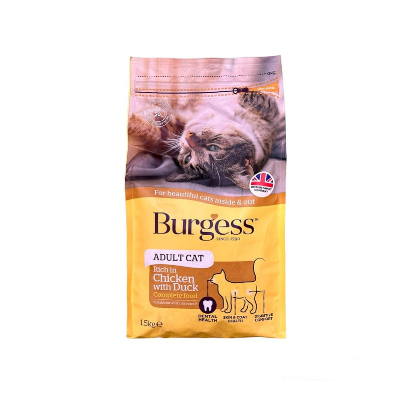 Burgess Cat Food Chicken+Duck