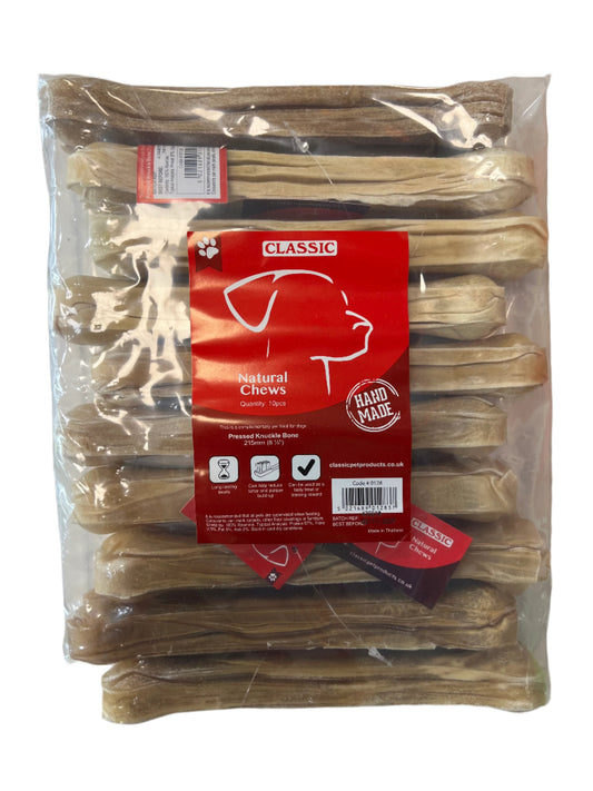 Classic Hand Made Natural Dog Chew 215mm 10 Pack