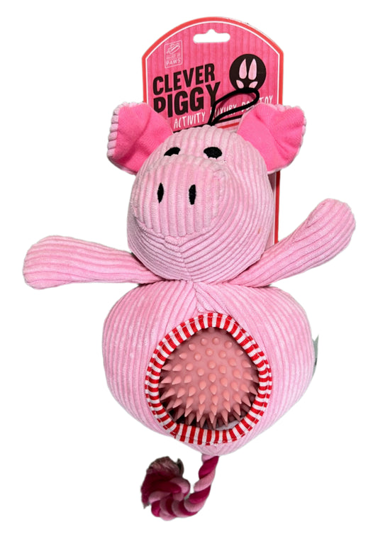 Clever Piggy Duel Activity Luxury Dog Toy