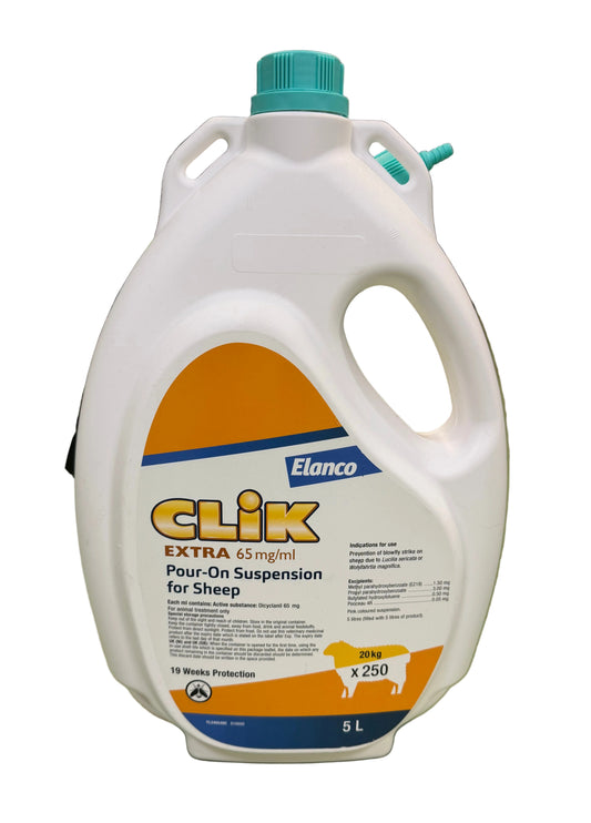 Clik Extra Pour On Blowfly Prevention For Sheep