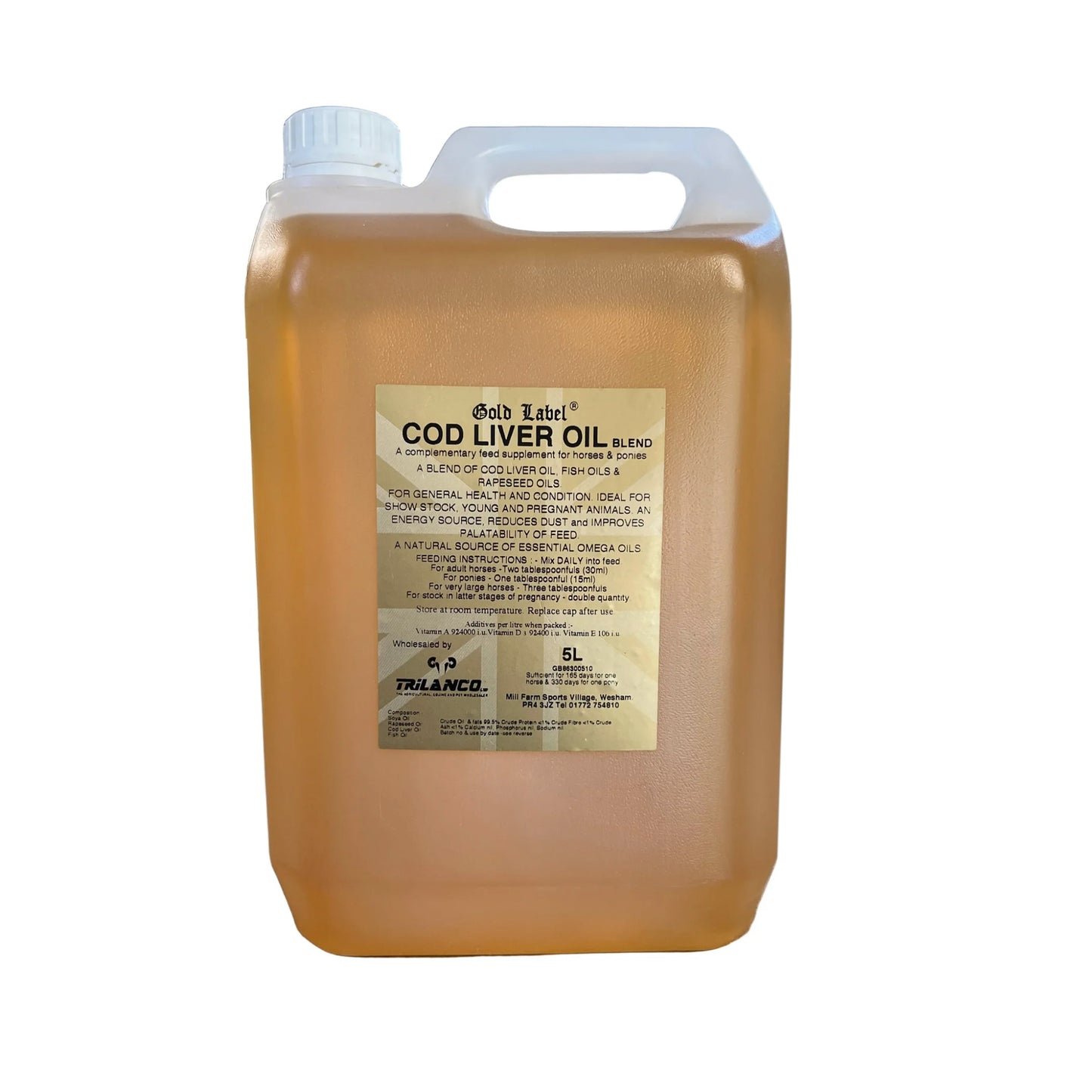 Gold Label Cod Liver Oil Blend 5L