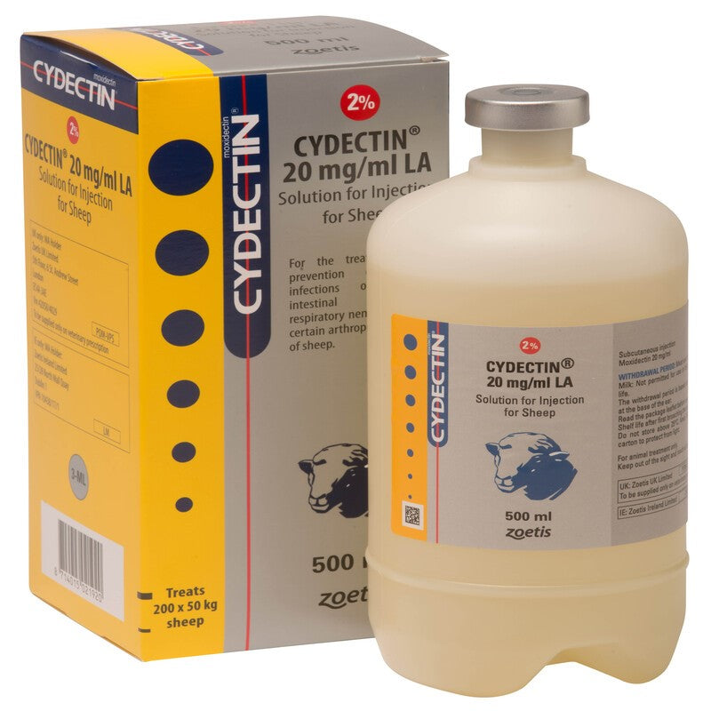 Cydectin 2% LA Injection – W.E. Jameson & Son Ltd