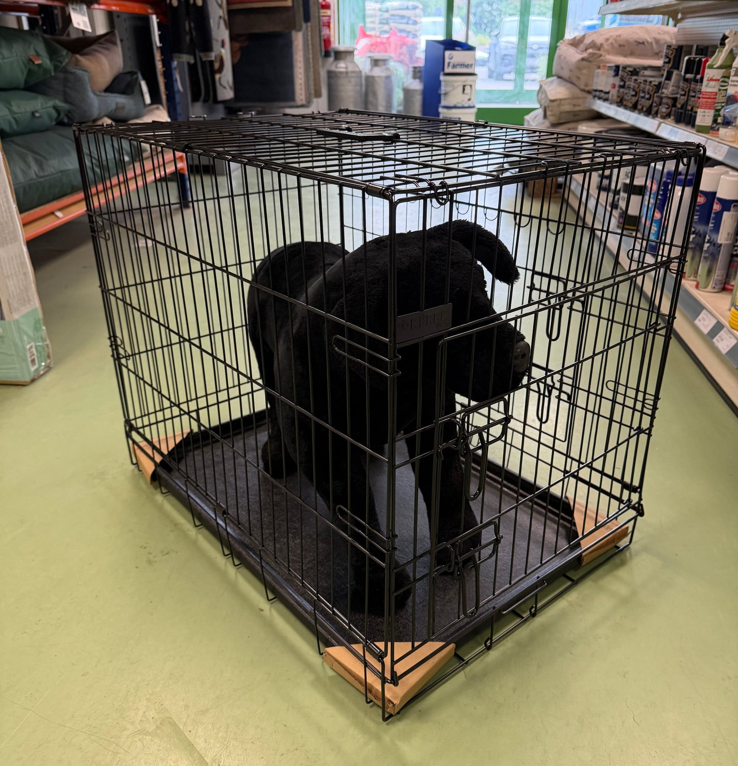 Kerbl Pet Metal Dog Crate Cage Medium Or Large