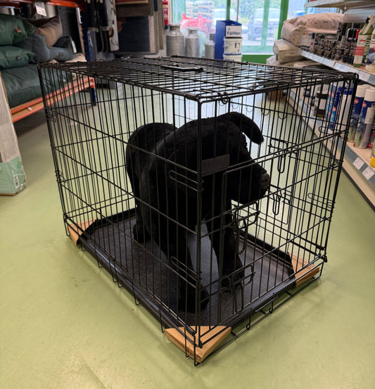 Kerbl Pet Metal Dog Crate Cage Medium Or Large