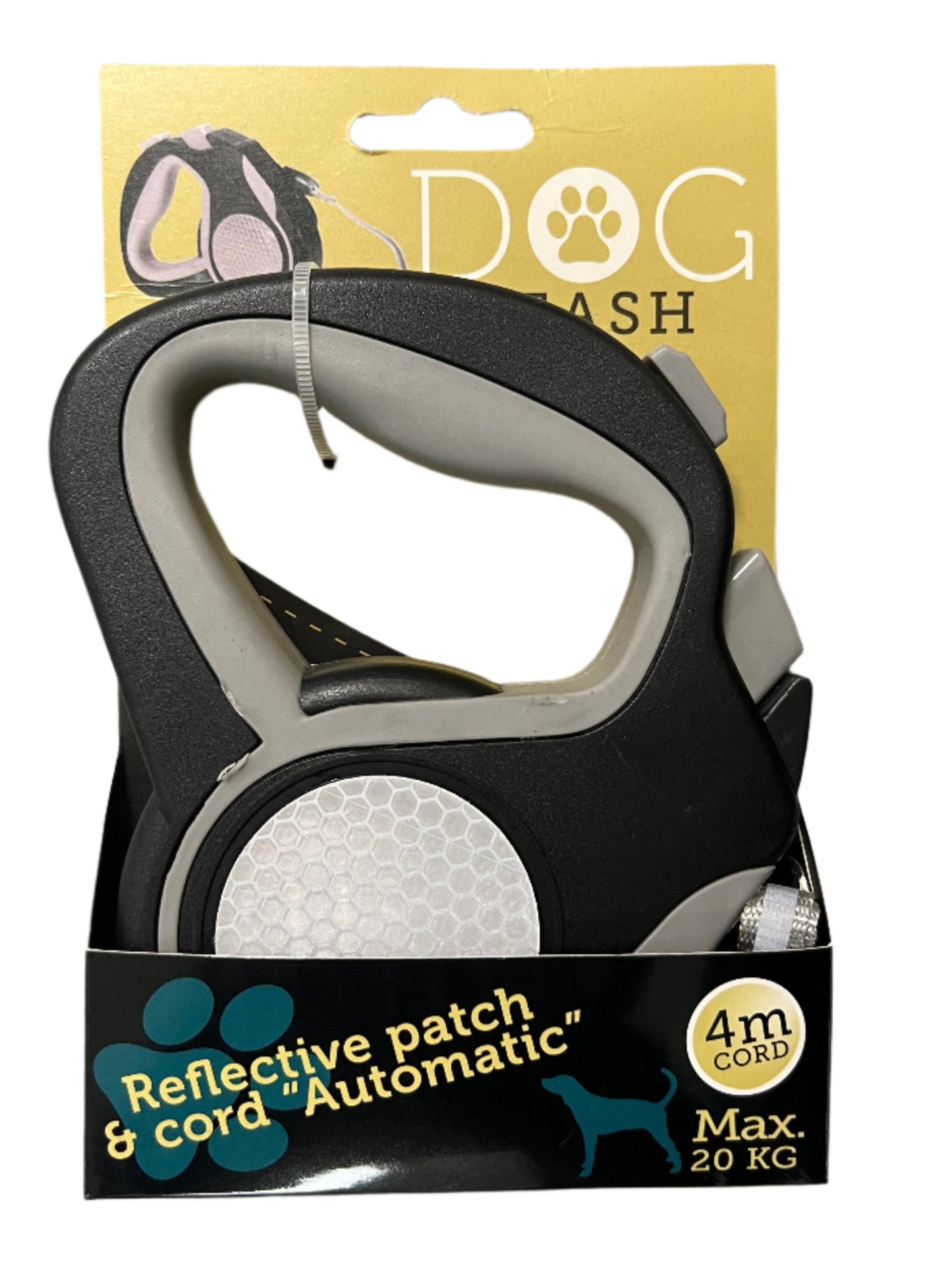 Retractable Dog Lead 4m Cord Max 20 KG