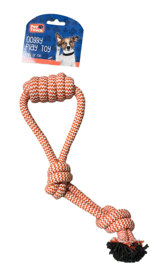 Pet Touch Doggy Play Toy Dog Tugger Rope