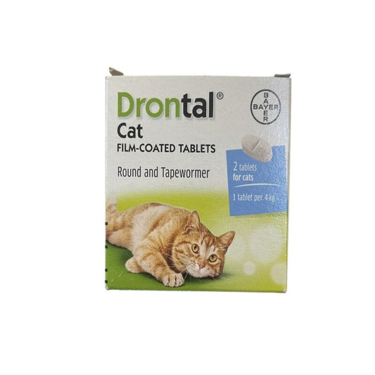 Drontal Cat Worming Tablets 2 Pack