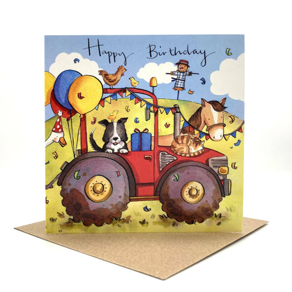 Farmyard Birthday Card