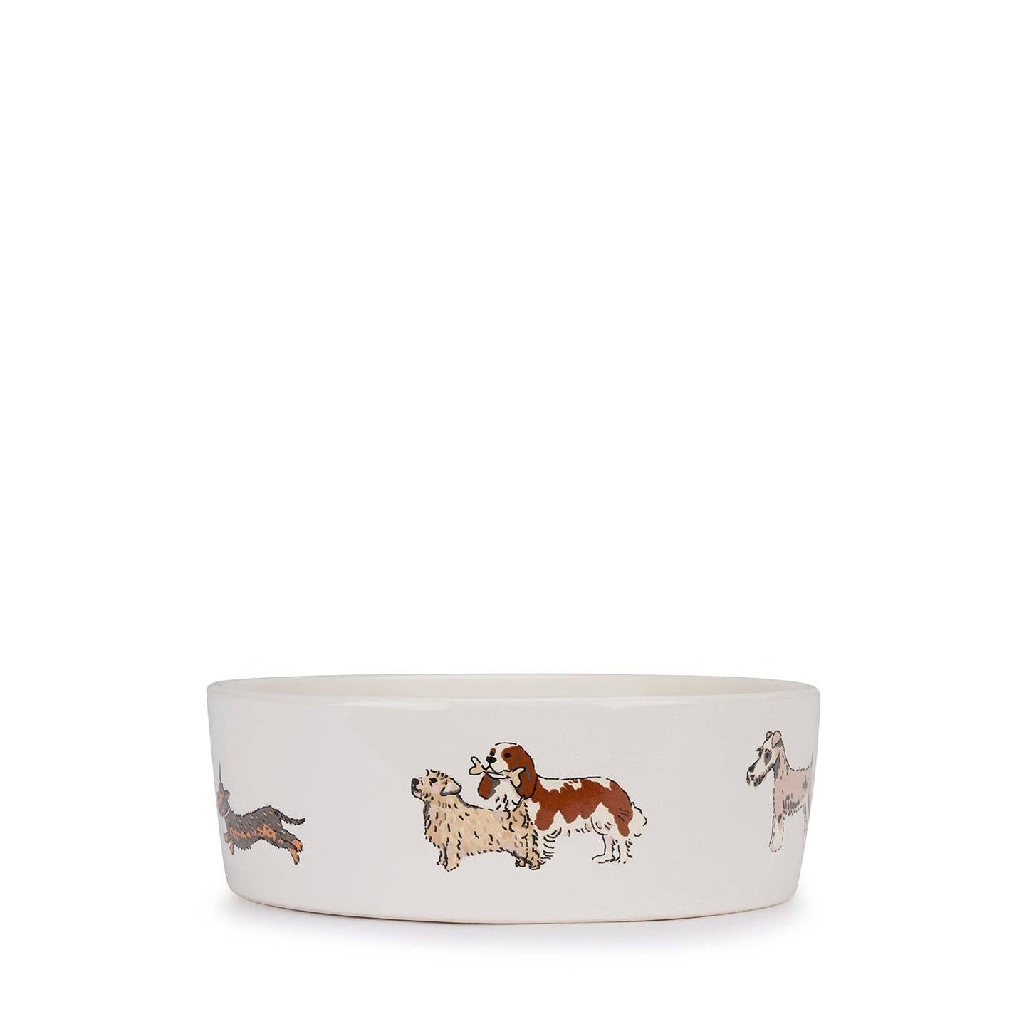 Doggy Daycare Stoneware Dog Bowl