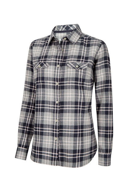 Hoggs Eilidh Ladies Flannel Shirt Navy