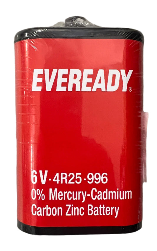 Eveready 6V .4R25.996 Carbon Zinc Heavy Duty Battery