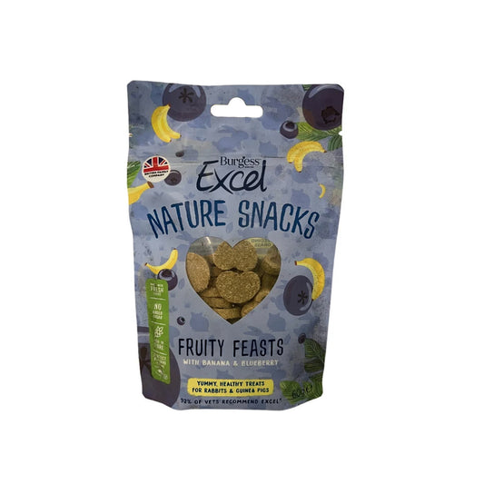 Burgess Excel Fruity Feasts Nature Snacks 60g
