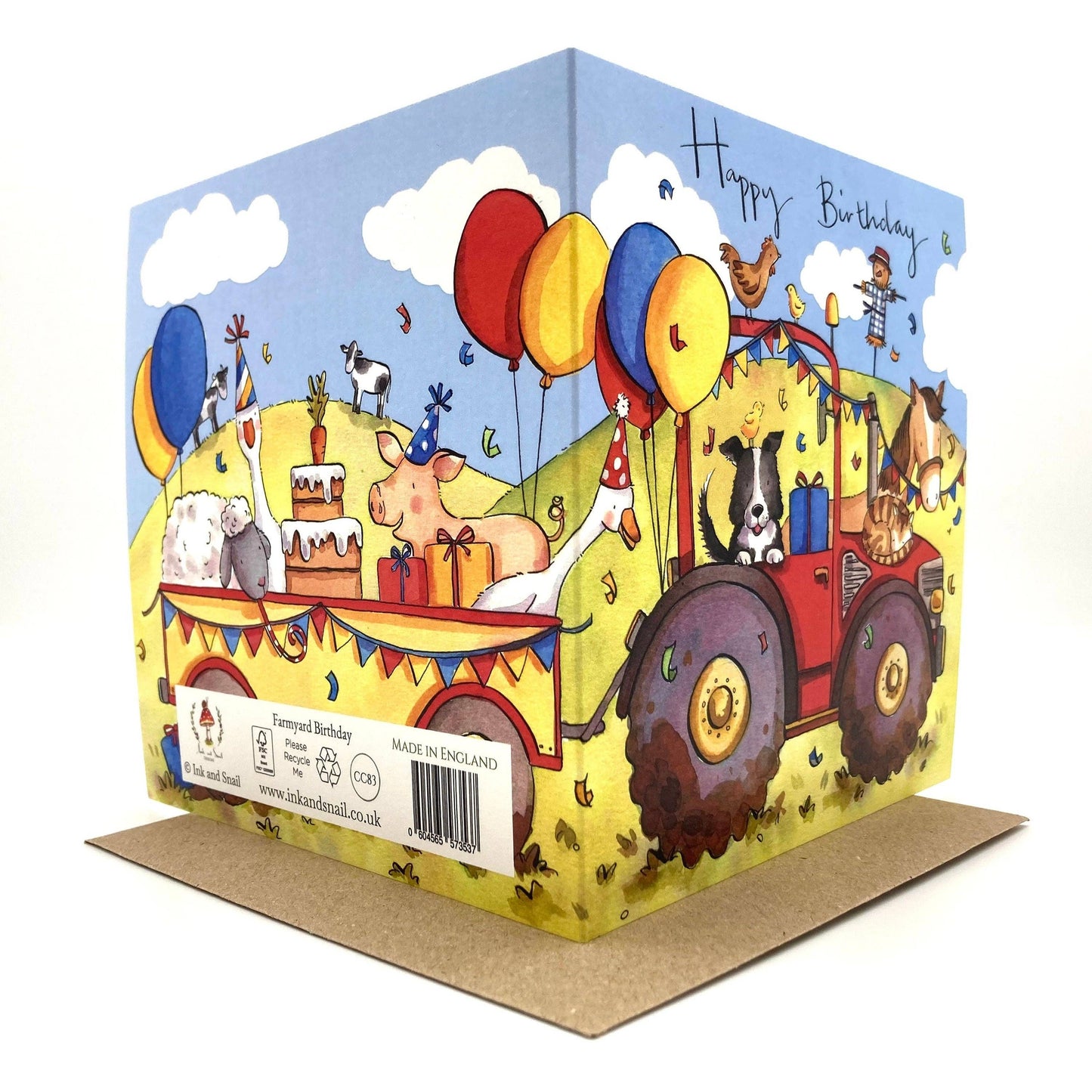Farmyard Birthday Card