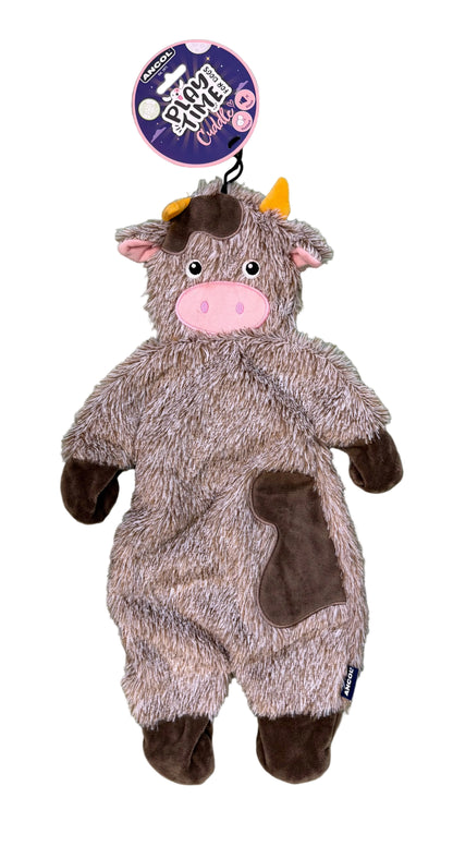 Ancol Plush Time Silent Unfilled Assorted Dog Toy