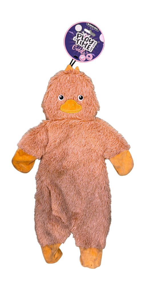 Ancol Plush Time Silent Unfilled Assorted Dog Toy