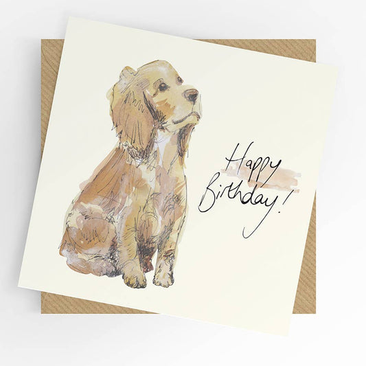 Dog birthday card