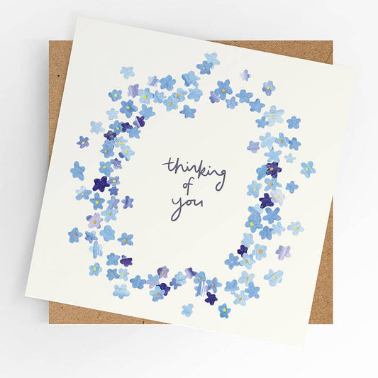 Thinking of you card, Floral