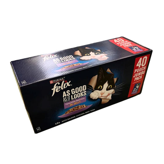 Felix Favourites in Jelly 40 Pouches
