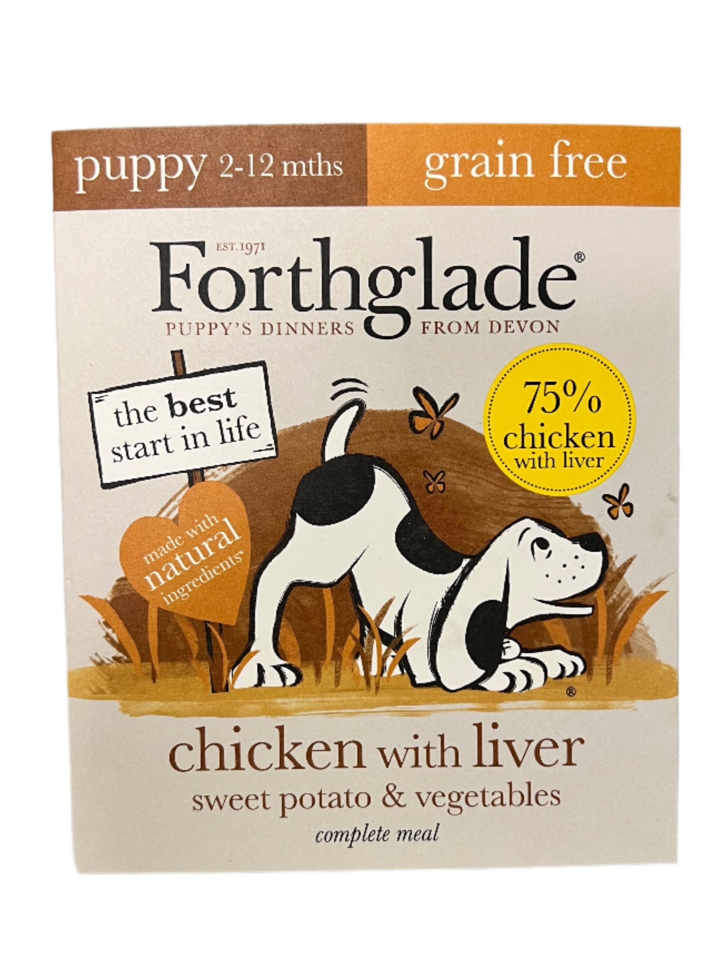 Forthglade Puppy Chicken With Liver Sweet Potato & Vegetables