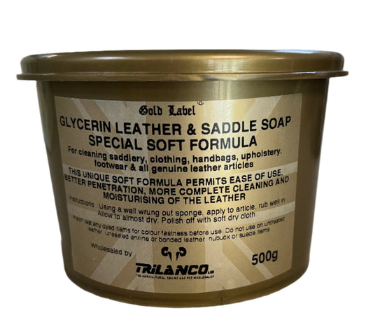 Gold Label Glycerin Leather & Saddle Soap