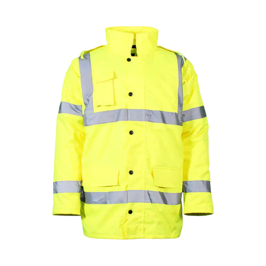 Warrior Hi-Vis Safety Traffic Motorway Jacket