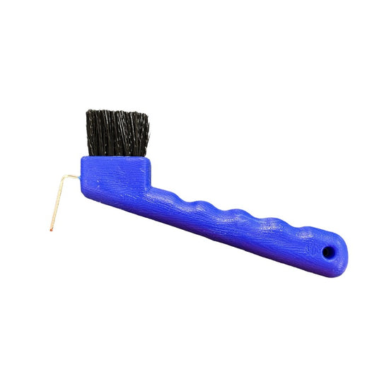 Hoof Pick Brush Blue