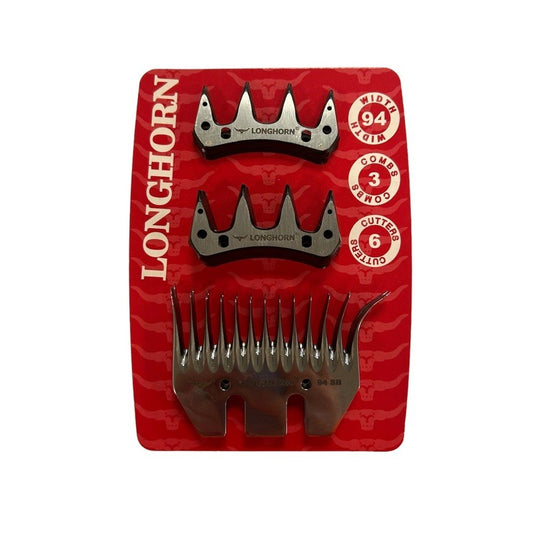 Horner 3 Wide Combs 6 Cutters Max Pack