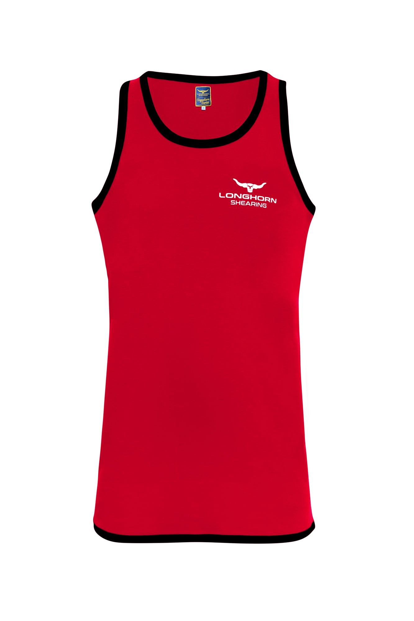 Horner Shearing Singlet Romney Black/Red