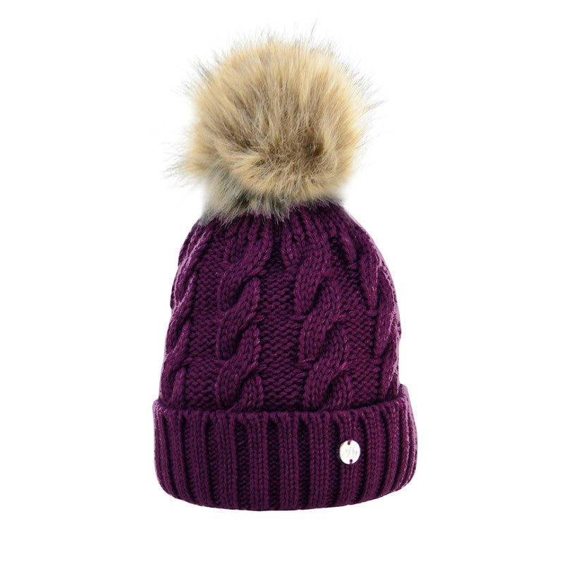 Hy Melrose Cable Knit Hat