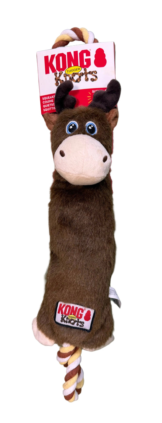 KONG Knots Long Moose Dog Toy