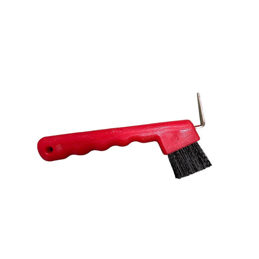 Lincoln Hoof Pick Brush Red