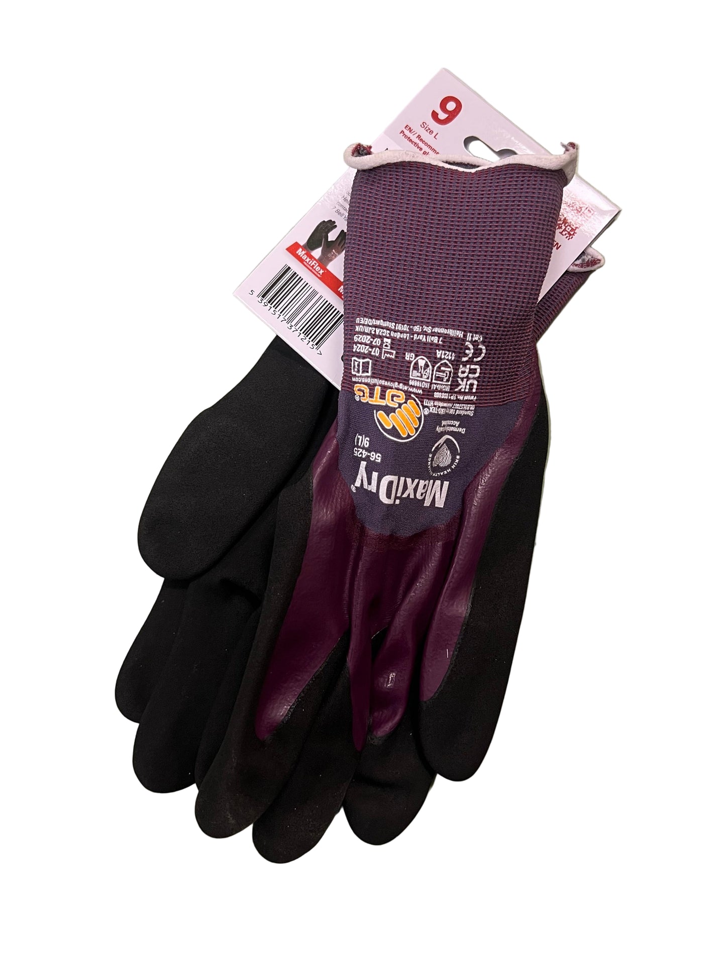 Maxi Dry Grip Tech Liquid Repellent Work Safety Gloves