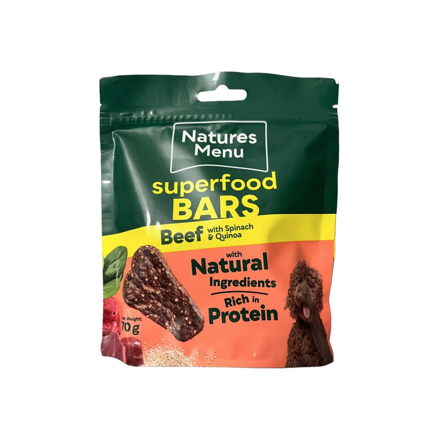 Natures Menu Beef Superfood Bars 70g