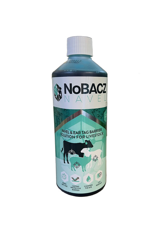 NoBACZ Navel & Ear Tag Barrier Solution For Livestock