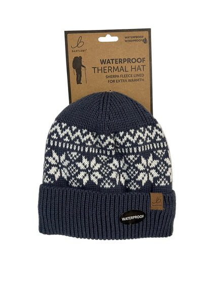 Bartleby Waterproof Thermal Nordic Hat – Sherpa Fleece Lined (Various Colours)