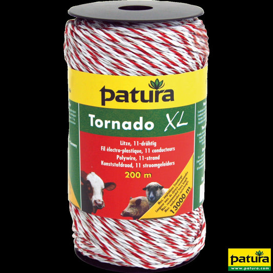 Patura Tornado XL Polywire 200m