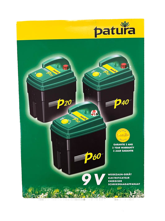 Patura P20 Energiser For 9V Dry Cell 12V Rechargeable