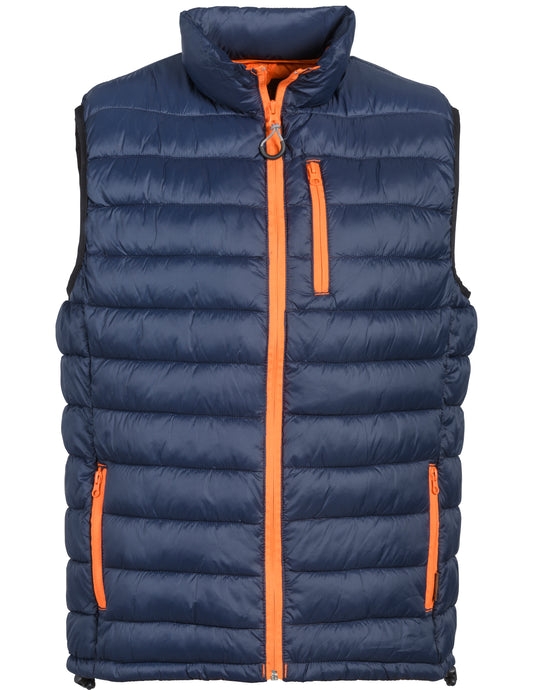 Percussion Trekking Quilted Gilet Navy