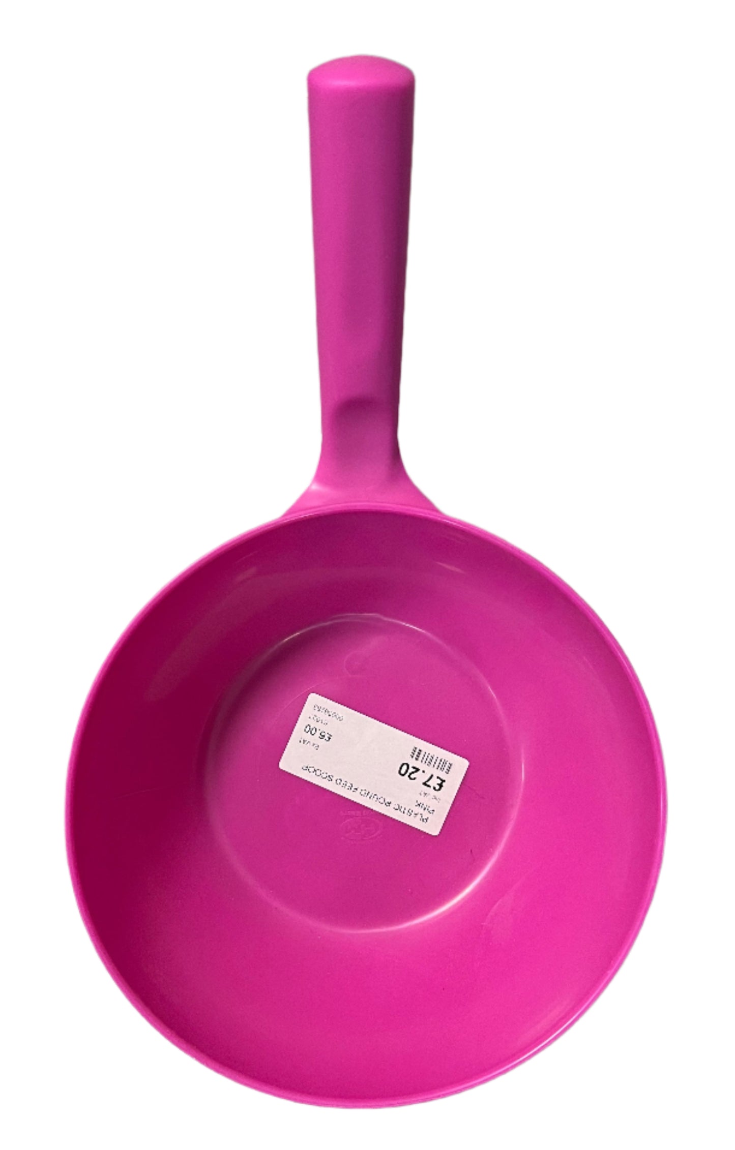Plastic Round Pink Horse Feed Scoop 1.5L