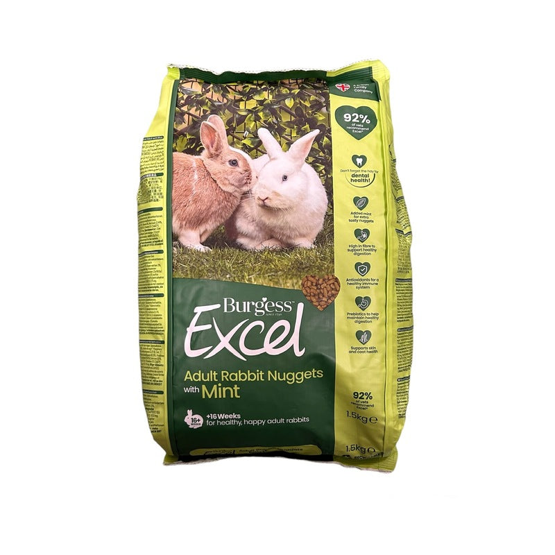 Burgess Excel Mint Rabbit Food W.E. Jameson & Son Ltd
